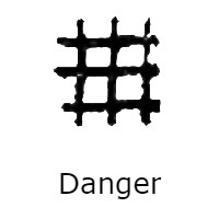 hashmark, hashtag, fence, lines